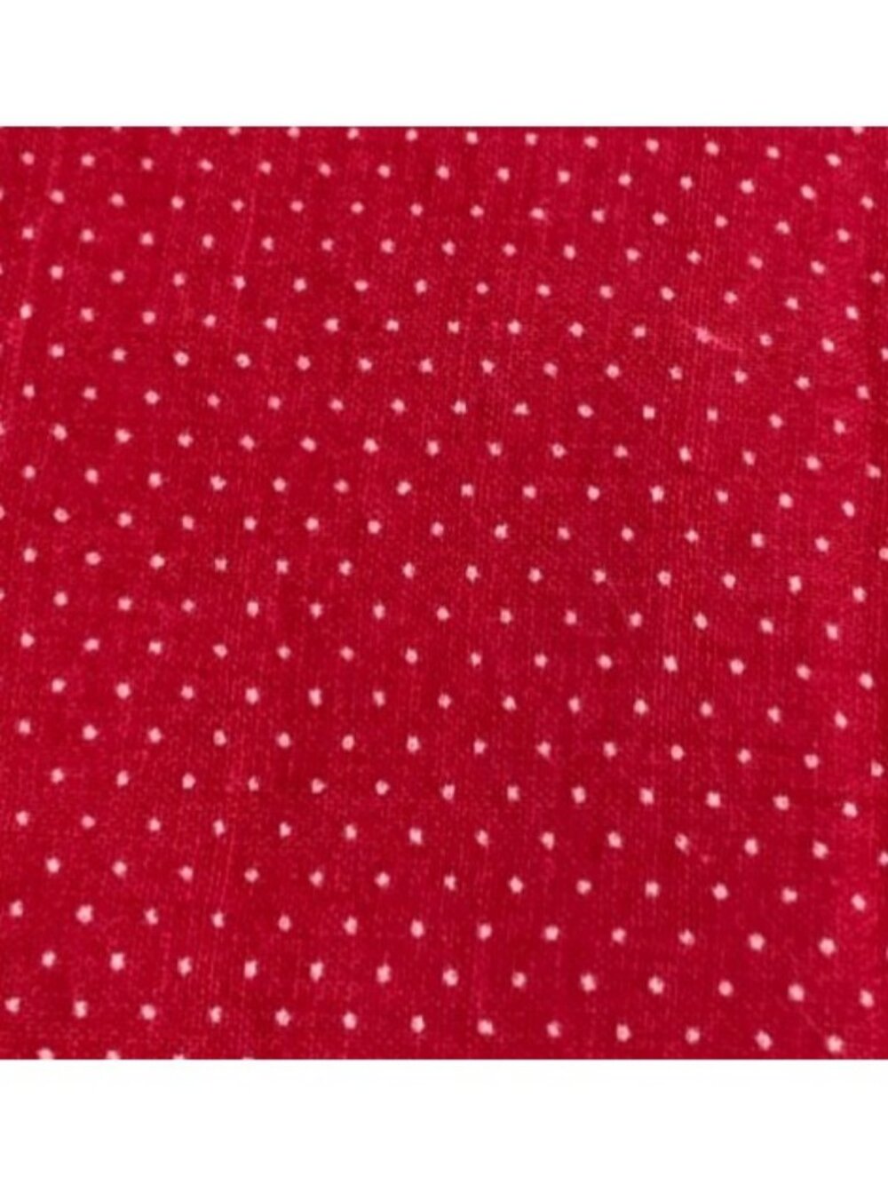 Red White Polka Dots Cotton Fabric 1/2 Yard x 44" Quilting Sewing
